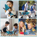 Konijiwa Shark Toys with led, Music Ocean Animals Toys, Shark Truck Toys with 2pcs Toy Trucks, 2pcs Shark Cars,18pcs sea Animal Toys for 3+ Year Old Kids
